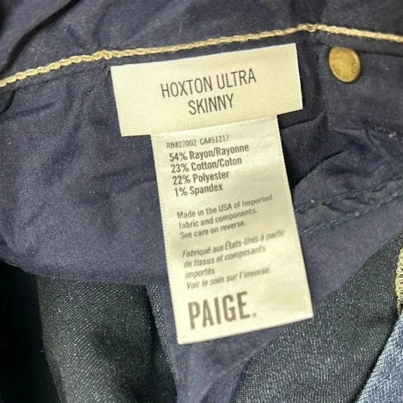 Paige  Hoxton Ultra Skinny Jeans - Picture 8 of 8